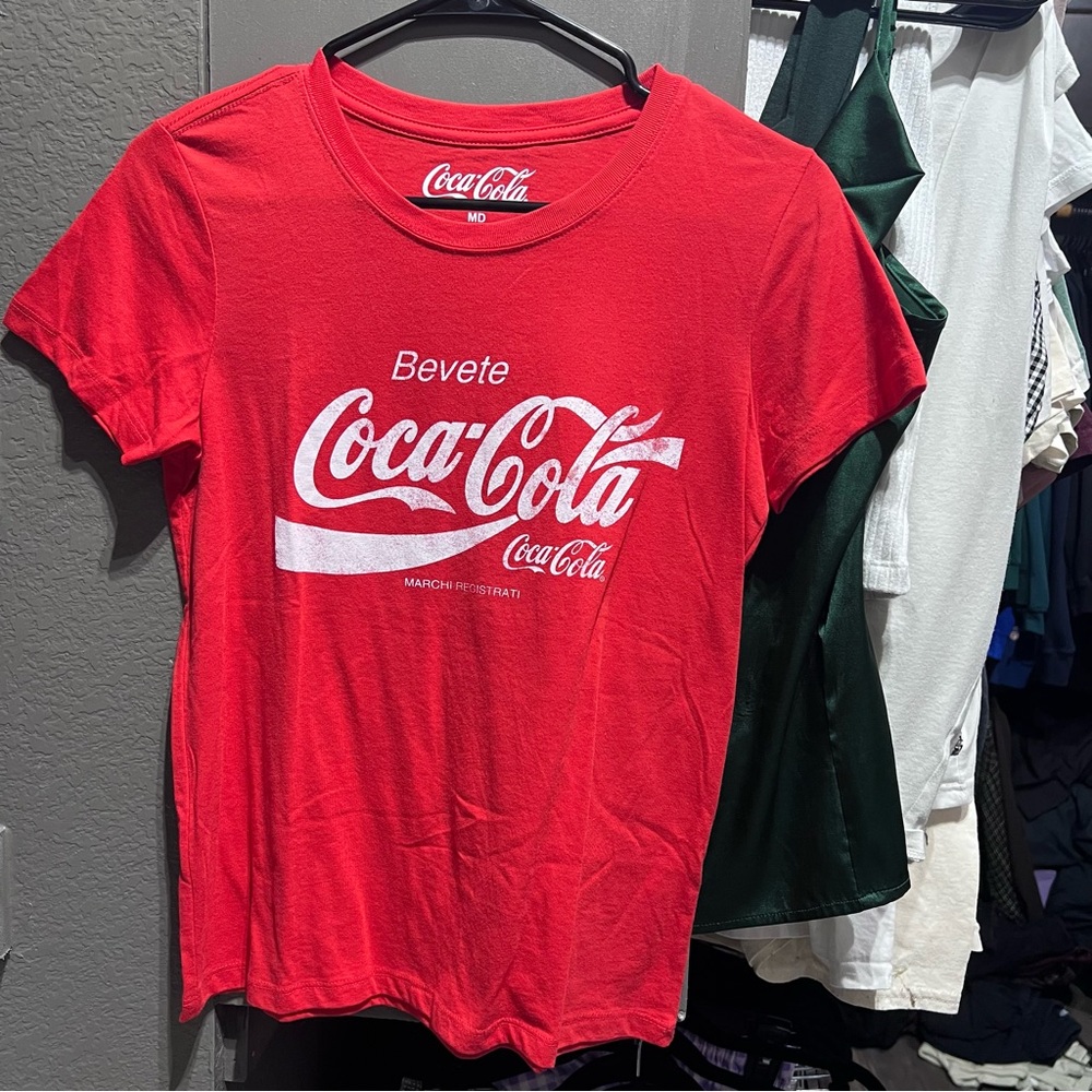 Coca-Cola Red Tee with White Logo